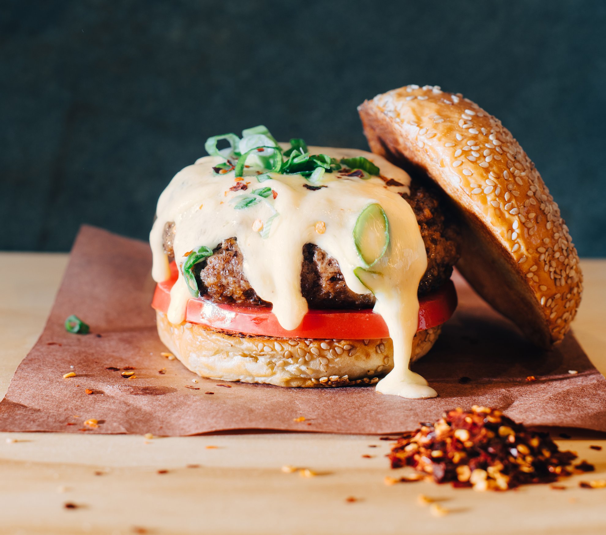 The Marvelous Meltdown Burger Jarlsberg